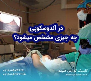 در آندوسکوپی چه چیزی مشخص میشود؟