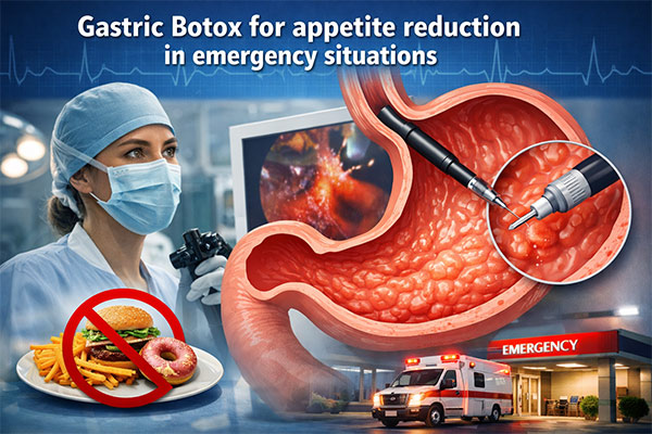 بوتاکس معده برای کاهش اشتها در شرایط اضطراری
