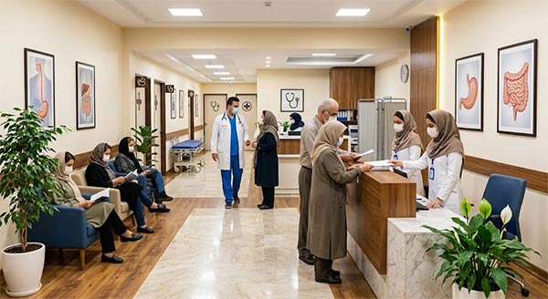 بیمه های طرف قرارداد کلینیک گوارش سپید تهران