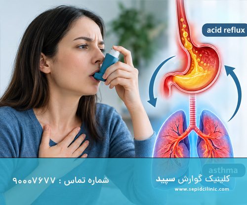 رفلاکس معده و آسم