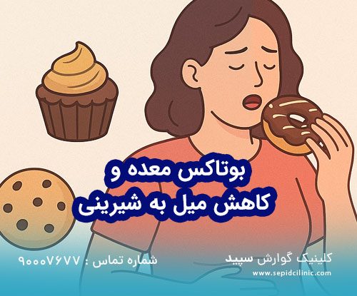 بوتاکس معده و کاهش میل به شیرینی